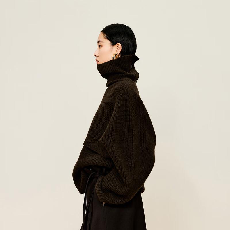LESS 2024 Winter Knitted Sweater Two-Piece Set