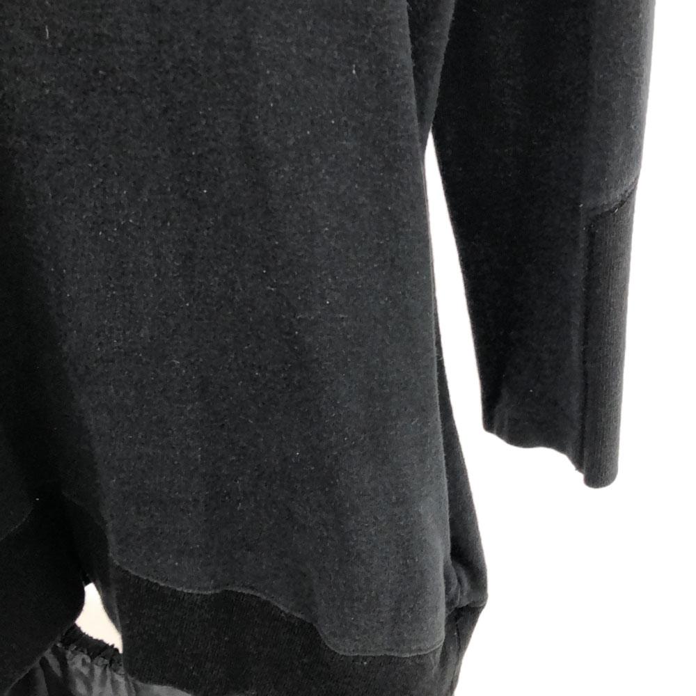 TOGA PULLA сделано в Японии Свитшот с длинным рукавом Туника 1 черный Начес сзади Женский Б/у