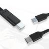Зарядный кабель Type-C 20 см/1 м с двойным разъемом Type-C для планшета, телефона. Провод для зарядки для дома, офиса и путешественников