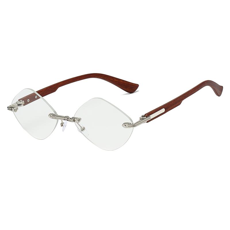 Модные безободковые солнцезащитные очки женские роскошные винтажные брендовые солнцезащитные очки ретро тренд бриллиантовые женские очки солнцезащитные очки для мужчин