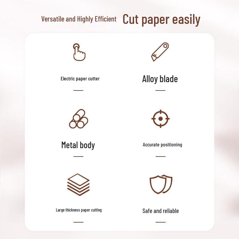 GEPAD QZ-300 Electric Desktop Paper Cutter CN plug (adapter included)