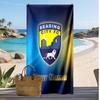 Reading FC Personalized Printed Beach Towel Soccer Logo Support Custom Name Text Absorbent Towel For Sport Travel Special Gift