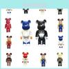 Трендовая фигурка Bearbrick 400% Peko Железный Человек для уникальной коллекции