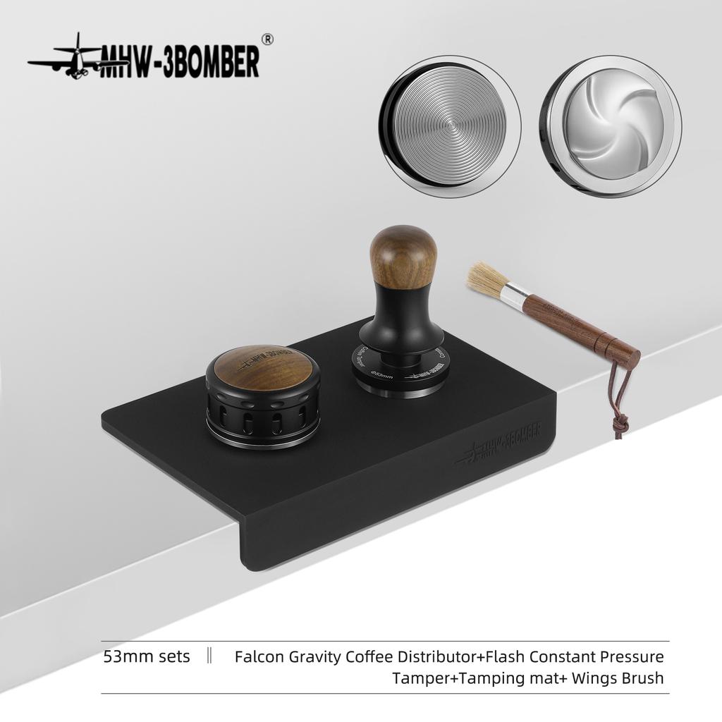 MHW 3BOMBER Гравитационный распределитель кофе Адаптивная высота Инструмент для распределения эспрессо для 51/53/58MM Портафильтр Аксессуары для кофе