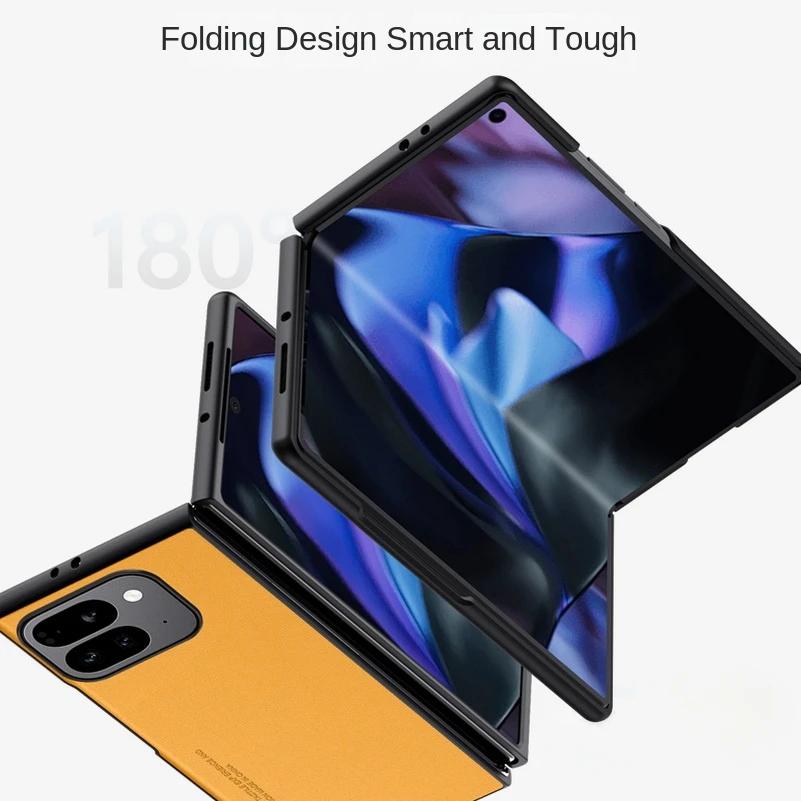 Для Google Pixel Fold 2 чехол матовый силиконовый простой чехол из искусственной кожи для телефона Pixel Fold2 Pixel9 Pro Fold противоударный мягкий защитный бампер