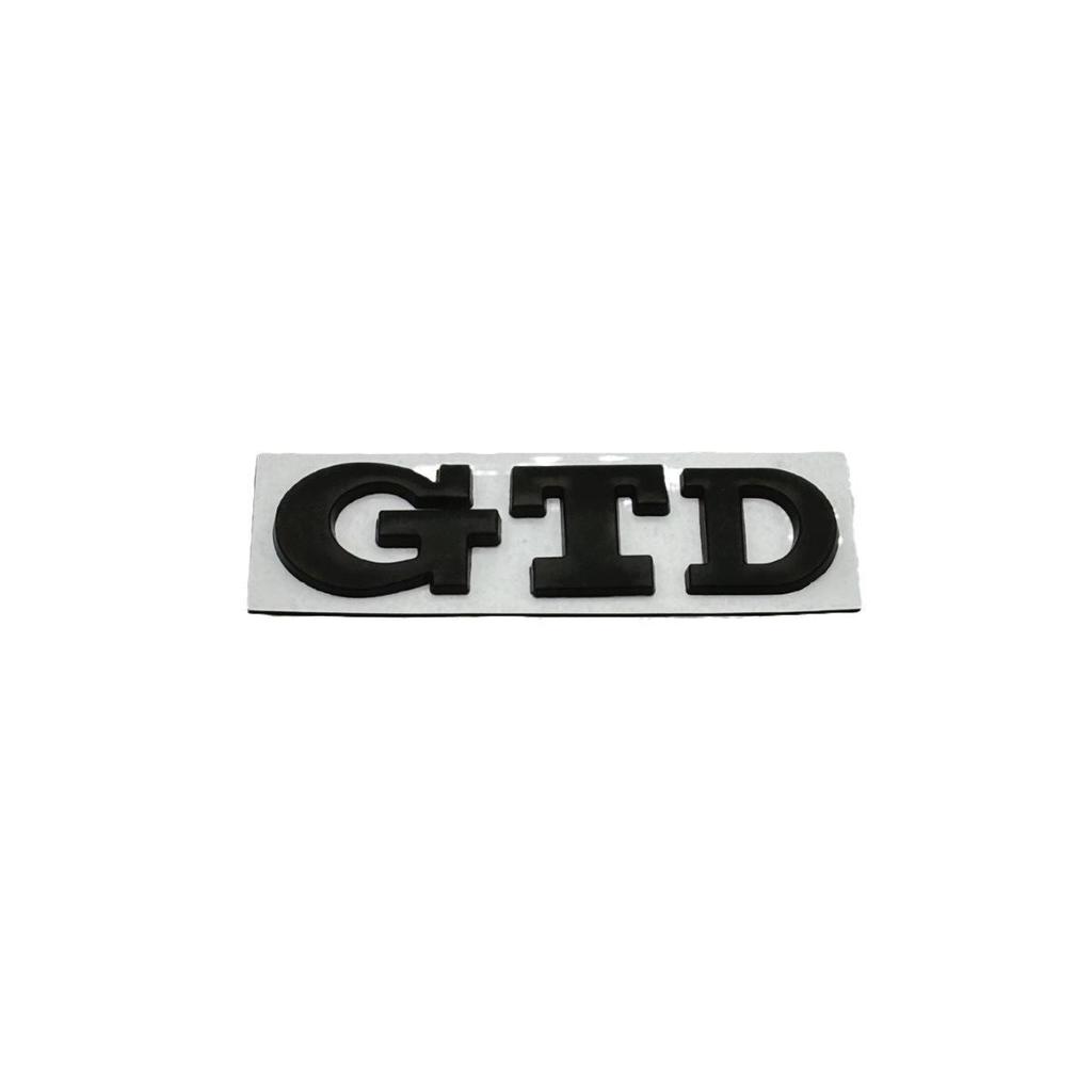 Персонализированный автомобильный логотип GTD для POLO Golf Поколений 5-7: Наклейка на задний багажник