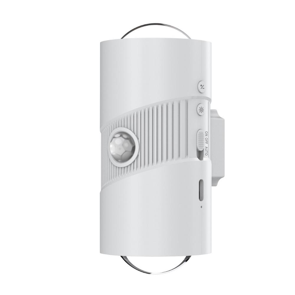 Colorful Gradient Motion Sensor Night Light Magnetic Mounting Rechargeable LED Wall Light Up Down Lighting Human Body Induction