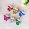 1Set Christmas Drop Ornaments Multi-Color Santa Claus Party Xmas Tree Hanging Decor Home Decorations Festive Supplies Home Decor