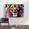 DIY 5D Diamond Painting Animal Lion Cat Monkey Cross Stitch Kit Diamond Embroidery Mosaic Art Picture Rhinestone Decoration Gift