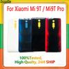 Стеклянная задняя крышка Корпус Чехол Для Xiaomi Mi 9T Mi 9T Pro Задняя крышка аккумулятора Запчасти для ремонта телефона