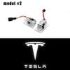 Автомобильная наклейка 2025 Новая Tesla 2 шт. Светодиодные приветственные огни для дверей автомобиля Для модели 3 Модели X S Модели Y Проектор логотипа Лампа призрачной тени Авто S