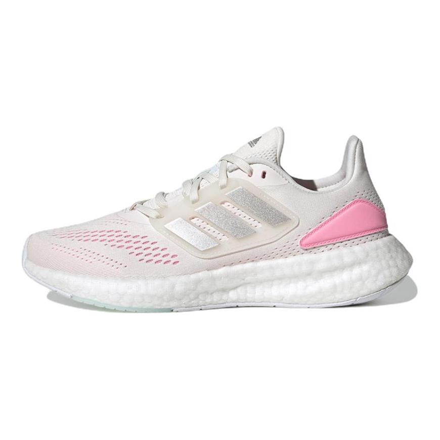 adidas Женские кроссовки PureBoost 22 'Бело-розовые' HQ1457