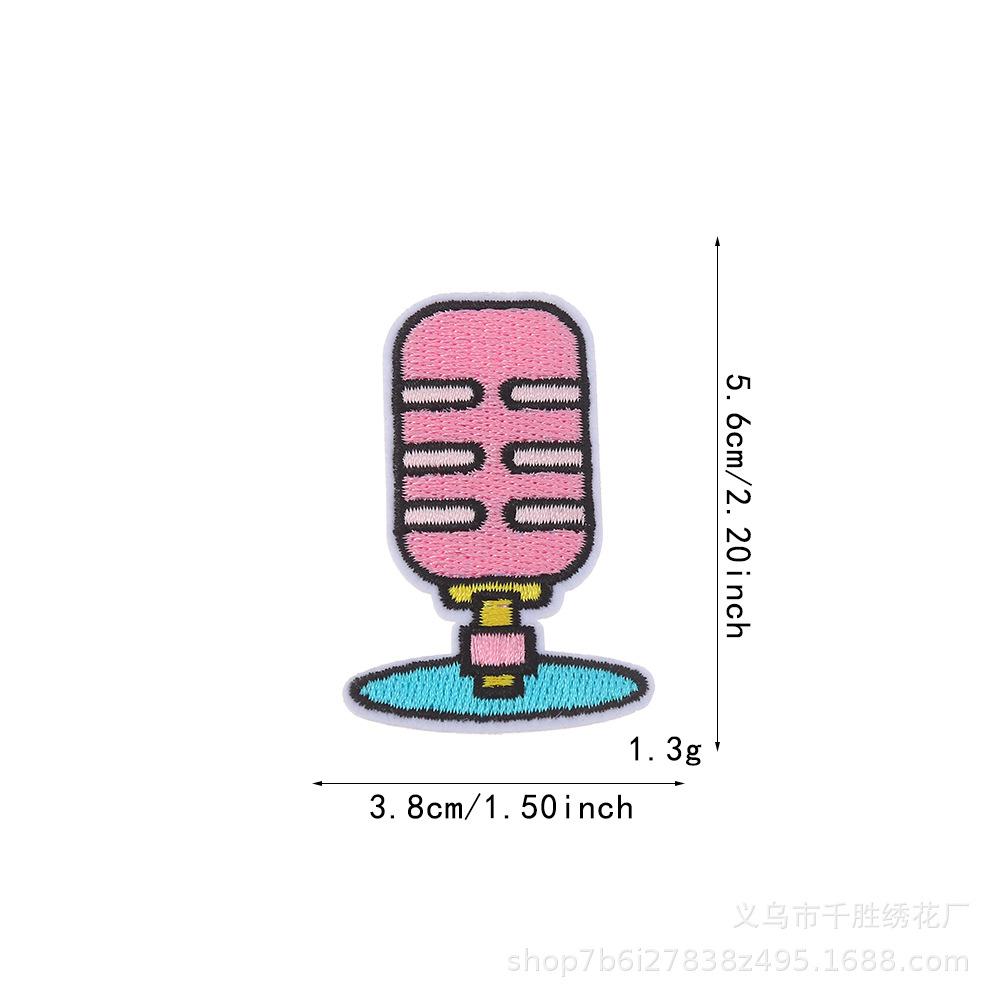 Cartoon Pattern Embroidery Cloth Sticker Clothing Cap Accessories Hot Melt Adhesive Cloth Sticker Down Jacket Hole Patch Sticker