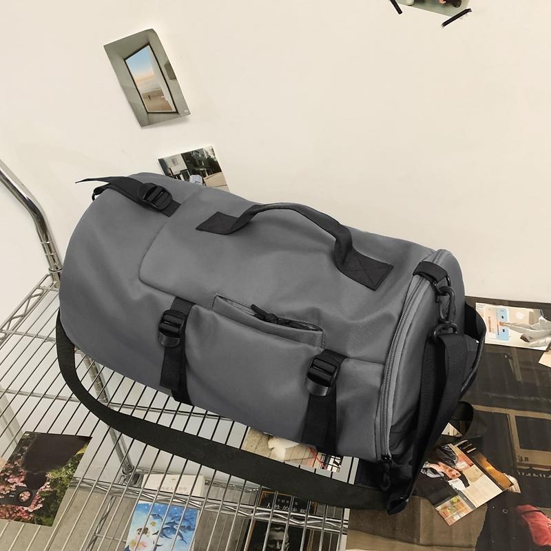 Однотонный рюкзак для женщин, большой емкости, рюкзак для спорта на открытом воздухе, сумка для фитнеса, мужская дорожная сумка через плечо