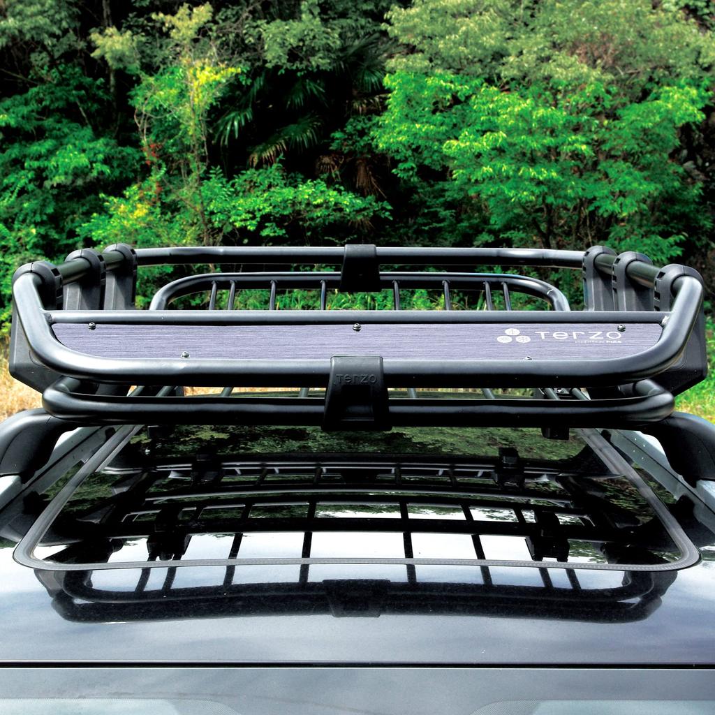 Terzo Terzo 1 piece rectifier plate for roof basket Basket Style Hairline pattern for Tough style EA321B (by PIAA) [Roof Series]