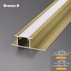 Настенная панель Угловой светодиодный алюминиевый профиль 5/8 мм Встроенная настенная плитка Закрывающая кромка Барная лента Домашний декор Линейное освещение