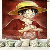 Тканевое панно с Манки Д. Луффи из One Piece Эстетичное настенное панно Печатный тканевый плед Декоративные панно для спальни гостиной Домашний декор