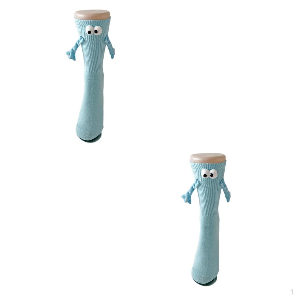 Парные носки Держащиеся за руки Повседневные Длинные гольфы Складываемые Средней длины Трубчатые Ниточные Смешные