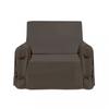 PANAMA Taupe Cotton Armchair Cover