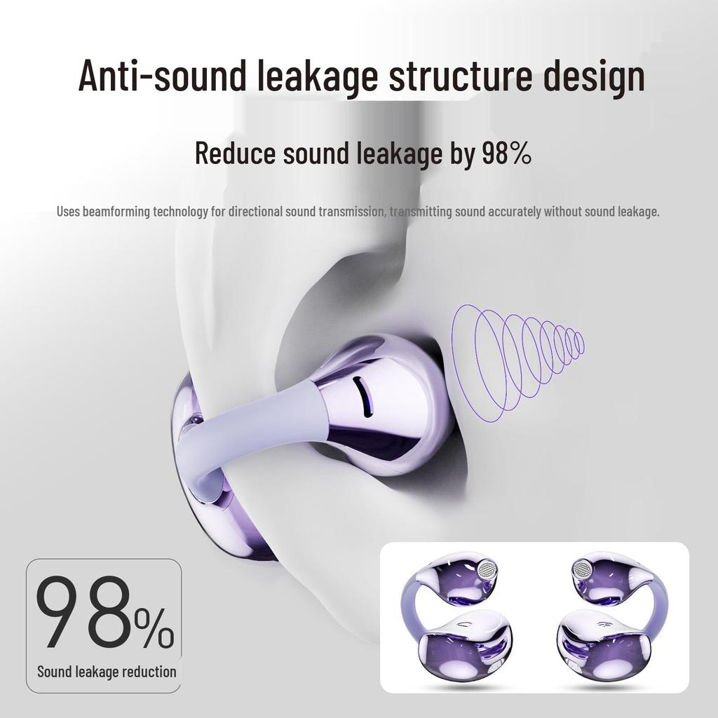 HM-11 Cross TWS Ear Clip 5.4 Спортивные Bluetooth-наушники с шумоподавлением и низкой задержкой