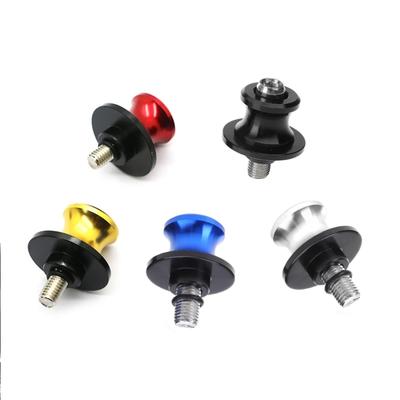 Винт для подставки с маятником, алюминиевый с ЧПУ, мотоциклетные катушки для маятника, винты для задней подставки, слайдеры M6 M8 M10, мотоциклетные аксессуары