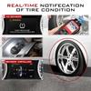 4Pcs Programming MX Sensor TPMS Tire Pressure Monitor Sensor 315MHZ 433MHZ Universal 2 in 1 Repair Tool for-Autel Black