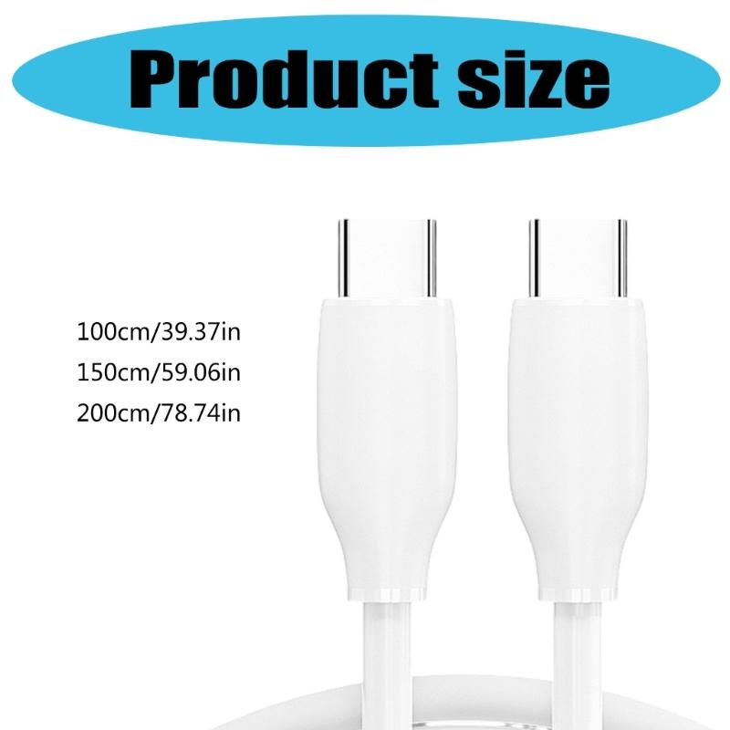 PD20W USB C Силиконовый Кабель USB на USB C Type C Зарядка Быстрая Зарядка Кабель Замена для Телефона Ноутбука Камеры