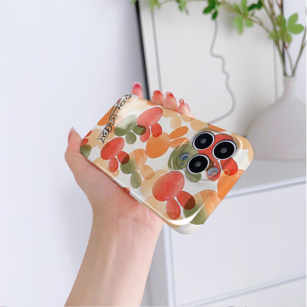 Все включено Пленка Чехол для телефона Мультяшный Модный дизайн Жесткий чехол Полная защита Защита камеры Чехол для iPhone Huawei Honor Vivo Google