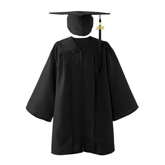 Комплект выпускной мантии и шапочки для детского сада, унисекс, наряд «Поздравляю, выпускник» с кисточками и подвесками 2026 года для дошкольников и детского сада