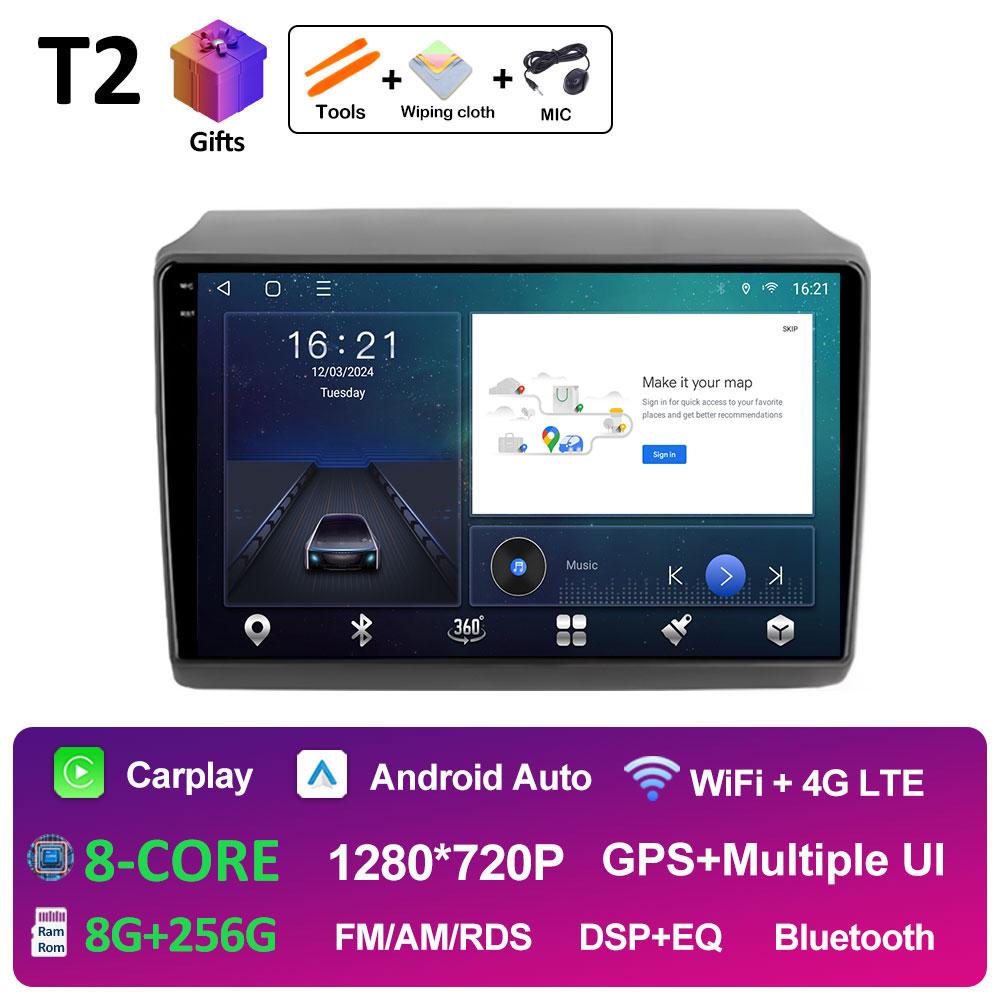 Для Fiat Ducato 2007 2008 2009 2010 - 2015 Android 14 Автомобильный Аудио Видео Мультимедийный Плеер Вентилятор охлаждения GPS Навигация Аксессуары