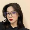 Модные винтажные круглые очки с защитой от синего света, офисные компьютерные очки, унисекс оправа, очки с защитой от излучения