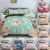 Flowers Duvet Cover Set Floral Pattern Comforter Cover Bedding Set Personality Quilt Cover With Pillowcase Queen King Bedclothes
