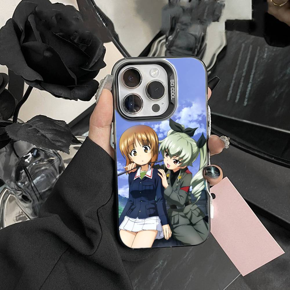 Чехол для телефона G-GIRLS U-Und P-PANZER Для IPhone 16 17 15 14 12 13 Pro Max Черный Цвет Ударопрочный Чехол