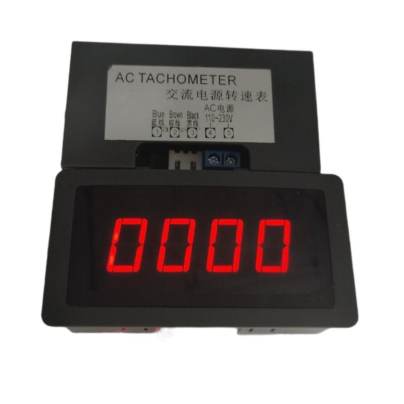 Цифровой светодиодный тахометр для промышленных двигателей с датчиком приближения Холла NPN, высокопроизводительный тахометр