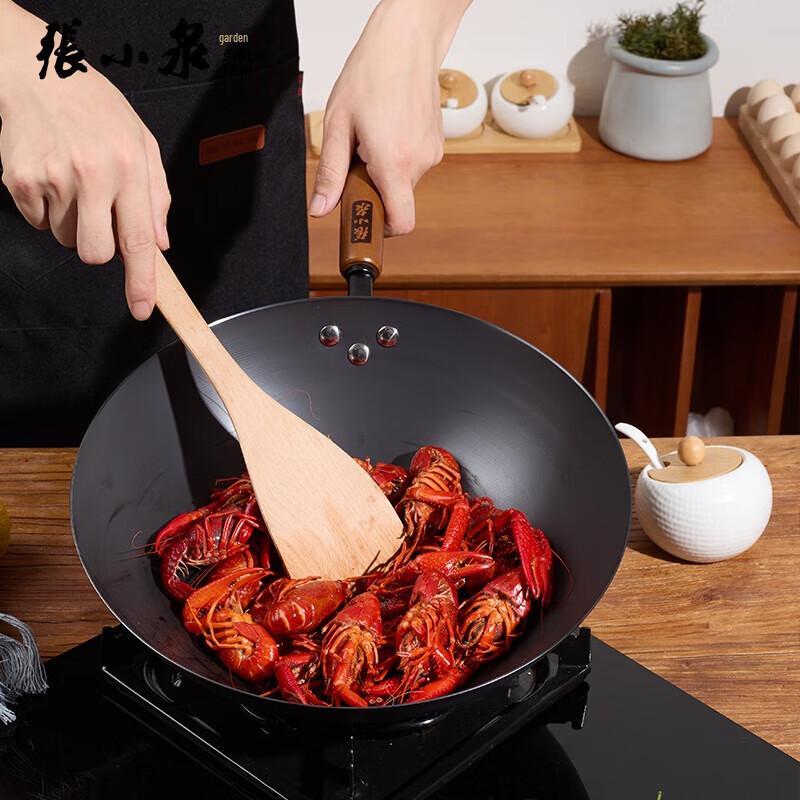Круглодонный рафинированный железный вок Zhang Xiao Quan