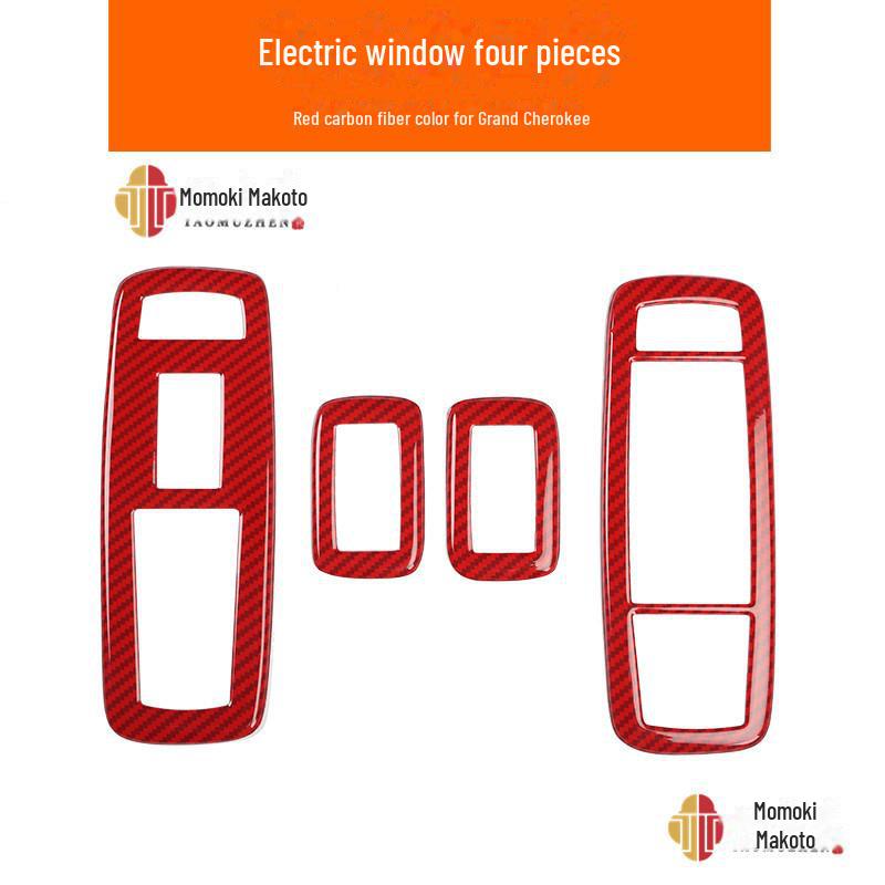 Отделка рамы навигации из углеродного волокна для салона Grand Cherokee 14-15