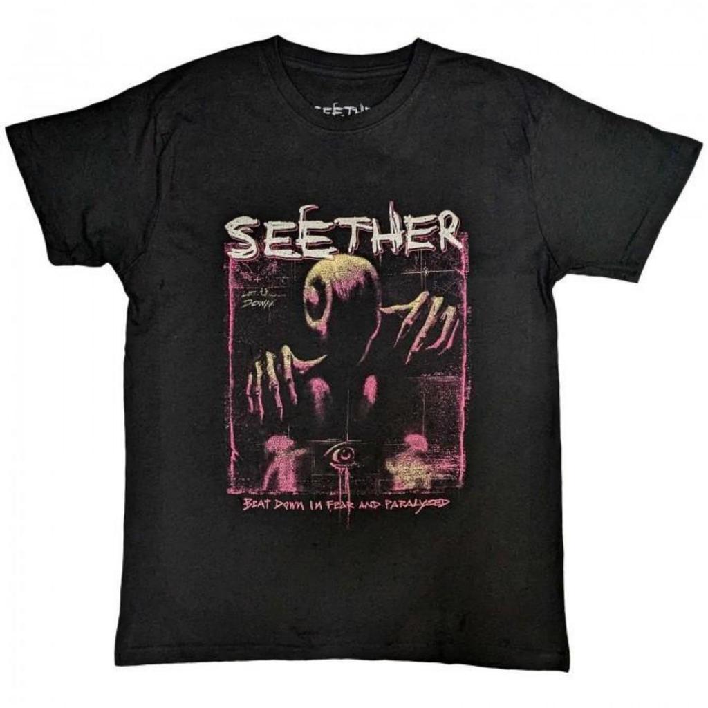 Seether Unisex Adult Beat Down T-Shirt