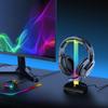 Универсальная RGB подставка для наушников Держатель для гарнитуры Игра Встроенный ароматерапевт Компьютерная игровая подставка для наушников Подвеска-кронштейн для наушников