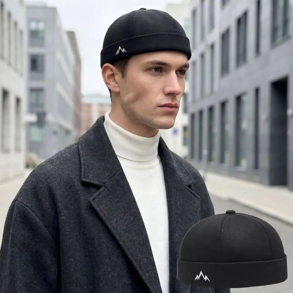 Vintage Dome Melon Cap Hip Hop Brimless Skullies Cap Fashion Beanie Hat Unisex