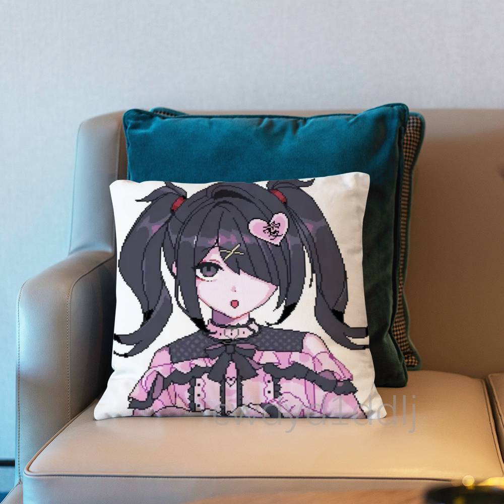 A-Ame Chan Needy Streamer Overload Pillow Case Short Plush Sofa Decorative Gift Home Double-Sided Printing Cushio