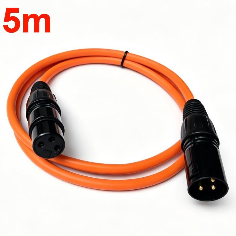 Набор XLR аудиокабелей с цветовой кодировкой, Plug and Play, без искажений, для студийной записи, DJ, живых трансляций