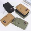Men Single/double Layer Camping Hunting Wallet Pocket EDC Molle Bag Waist Purse Phone Pouch