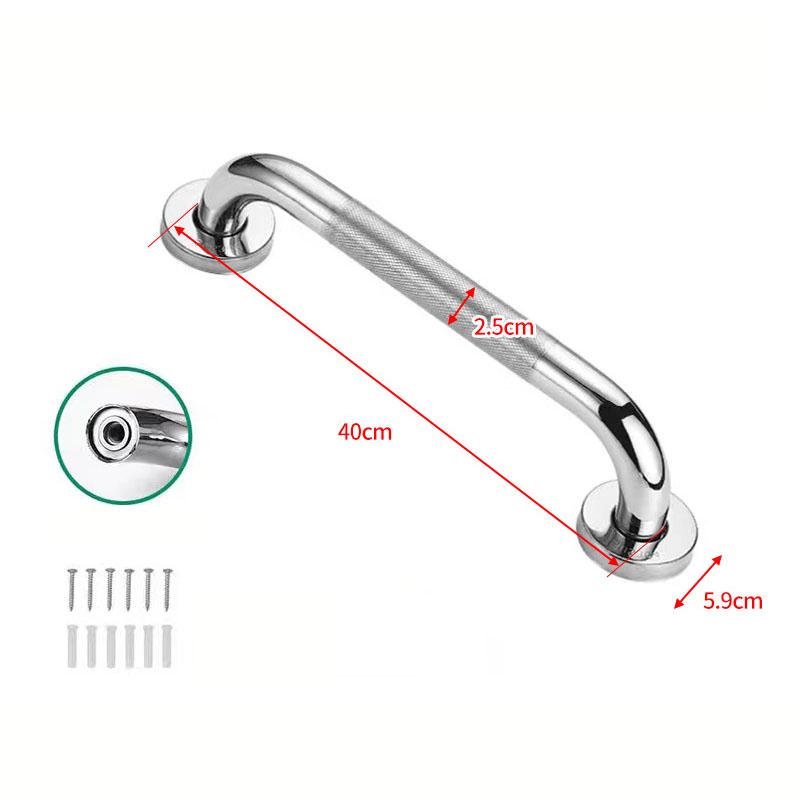 Поручень для ванны, туалета, нержавеющая сталь 30/40/50 см, противоскользящая ручка для душа, вешалка для полотенец, аксессуары для ванной комнаты