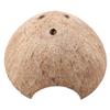 Reptile Hiding Cave Natural Coconut Shell Turtle Aquarium Hide House Decor