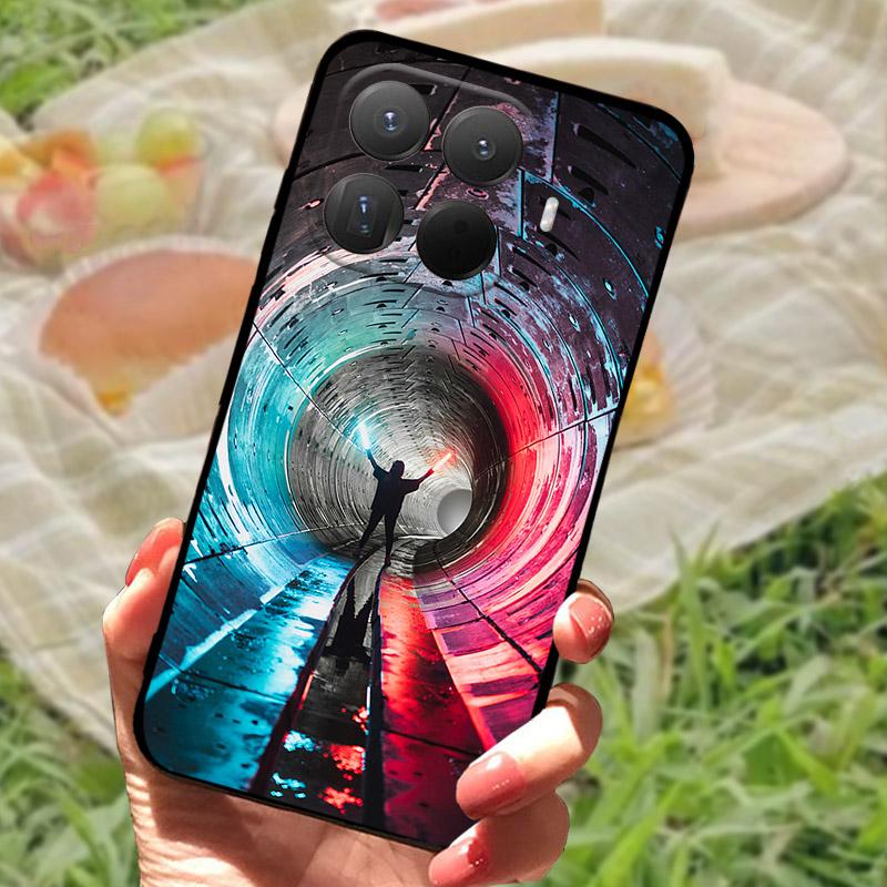 Для Xiaomi 15T Pro 15TPro Чехол для телефона Модная Живопись Силиконовый Мягкий ТПУ Чехол Coque Для Xiaomi 15 T Pro Чехол Etui Ударопрочный Capa