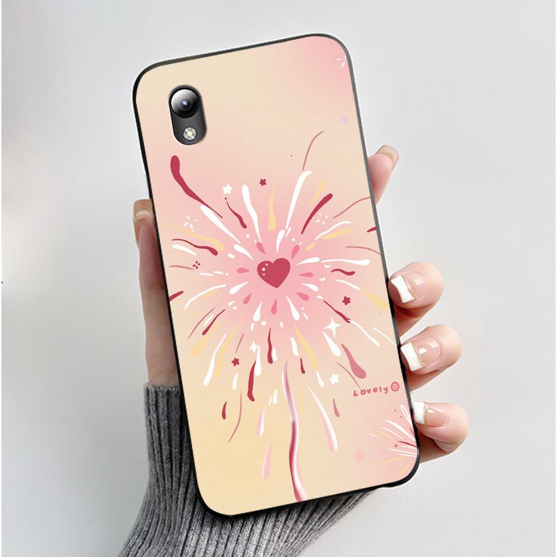 Чехол для ZTE Blade L8 / A3 (2019) / A31 Lite / A3 Plus / A3 SE Эстетичный Милый Кот Астронавт Черный Мягкий Силикон ТПУ Чехол для Телефона