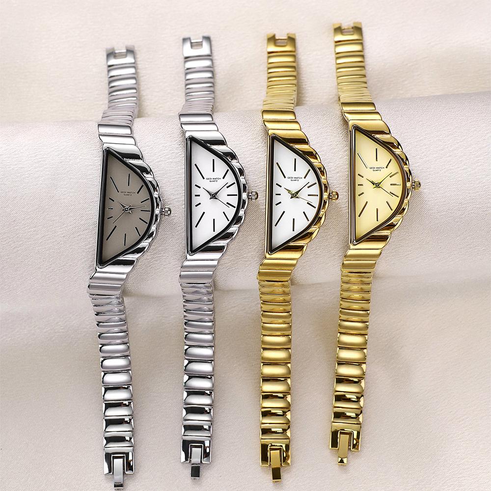 New Fashion Gedi Top Brand High-end Niche Woman Watch Vintage Luxury Women's Elegant Waterproof Alloy Quartz Women Watches