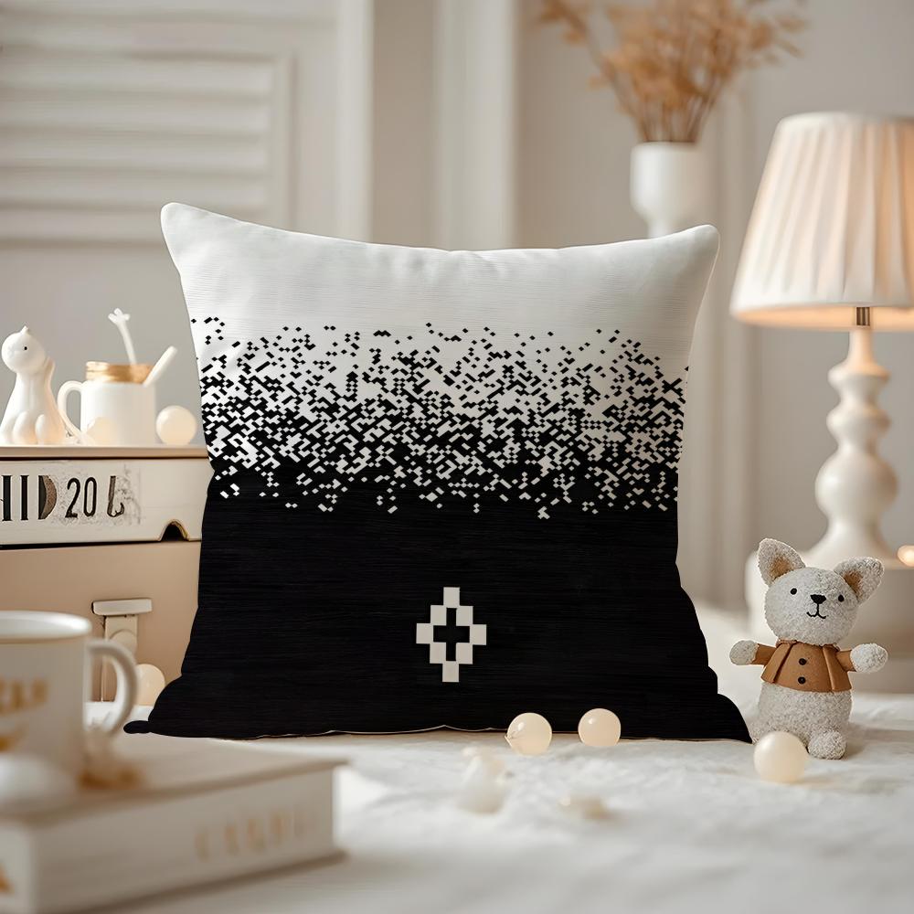 Anime MMarcelo BBurlon Cushion Cover Antidustmite Pillowcase Invisible zipper silky short plush Sofa cushion cover