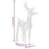 Reindeer Sled Christmas Decoration 320 LEDs Acrylic
