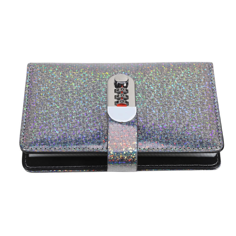 100 Envelope Challenge-Binder Secure 3-Digit Combination Lock Money Organiser PU Leather Cash Stuffing Envelope System